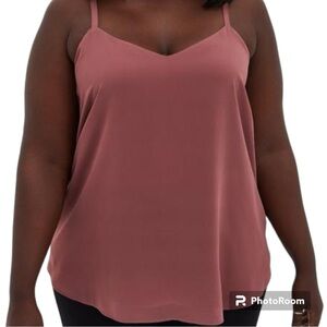 Torrid Plus Size Sophie Chiffon Swing Cami Tank Top 5X EUC